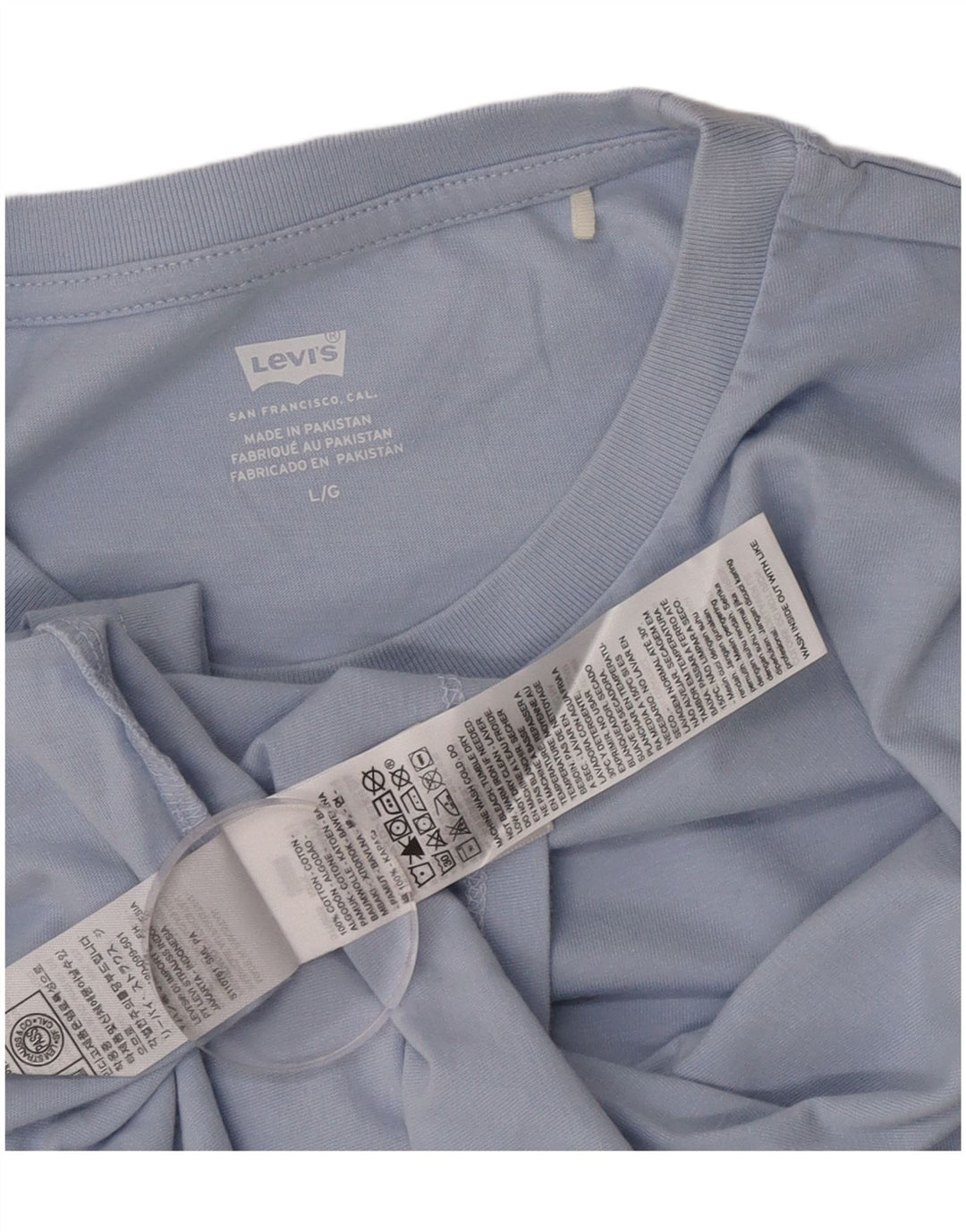 Tricou pentru femei Levi's Top UK 16 Large Blue Bumbac