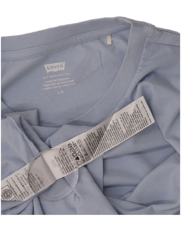 Tricou pentru femei Levi's Top UK 16 Large Blue Bumbac