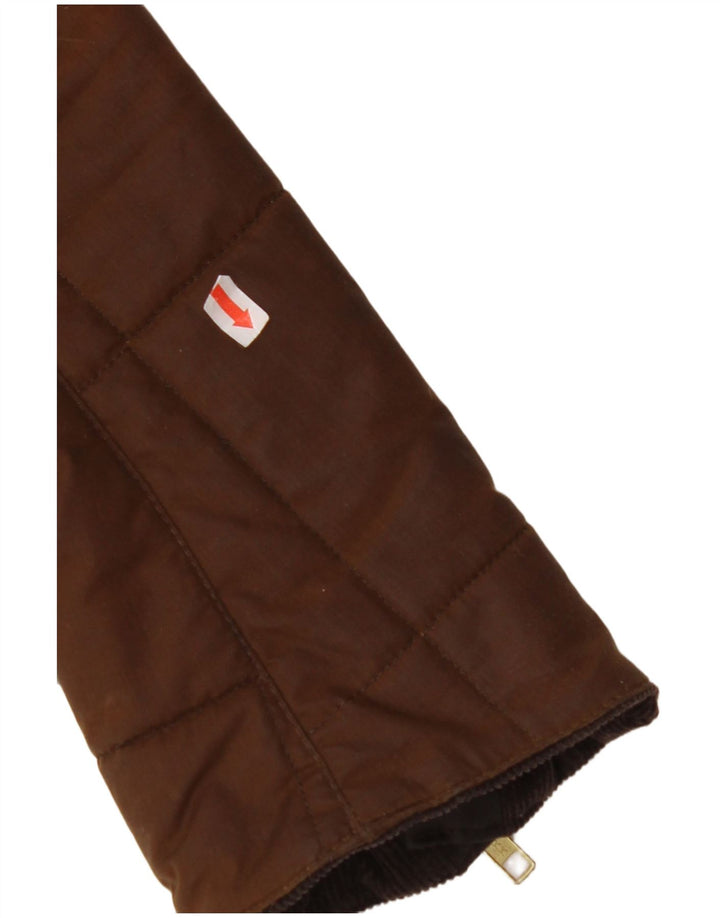 Jachetă militară din bumbac cerat pentru femei BARBOUR UK 16 mare, maro, bumbac