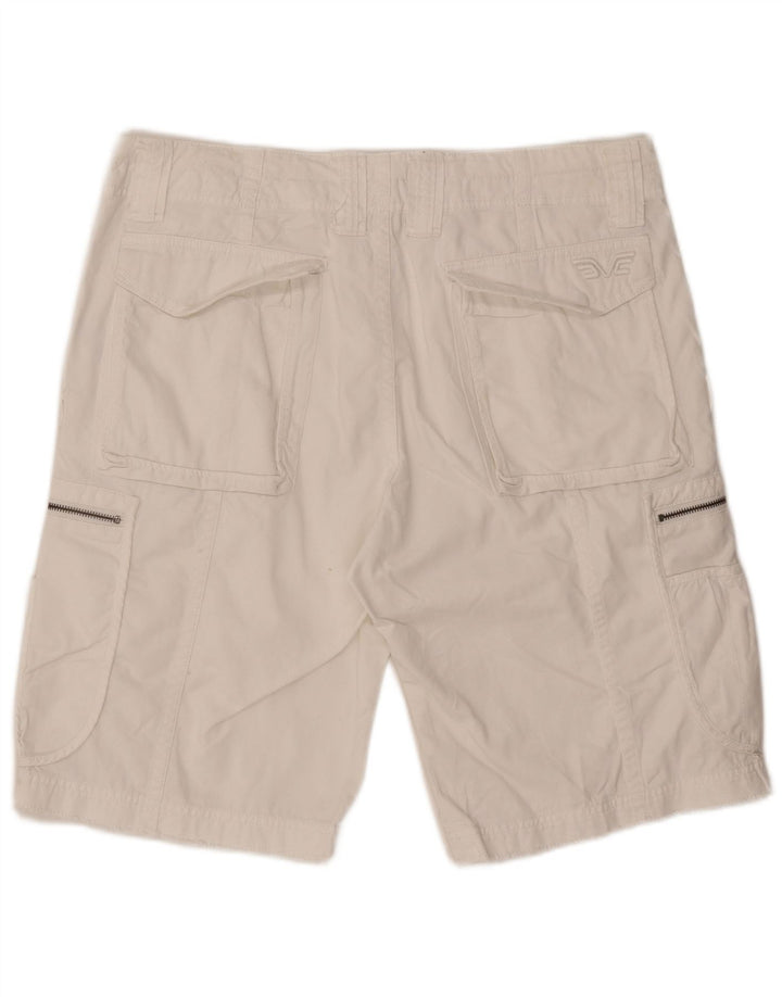 Pantaloni scurți cargo pentru bărbați French Connection W36, mare, alb, bumbac