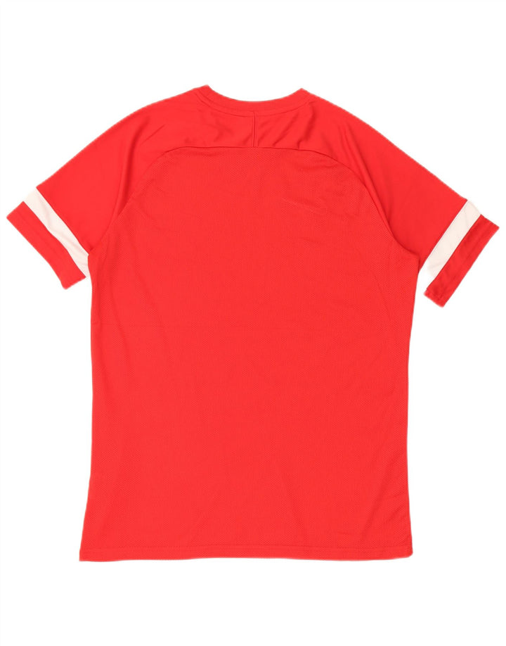 Tricou Nike Dri Fit pentru bărbați Top mare, roșu, poliester color bloc