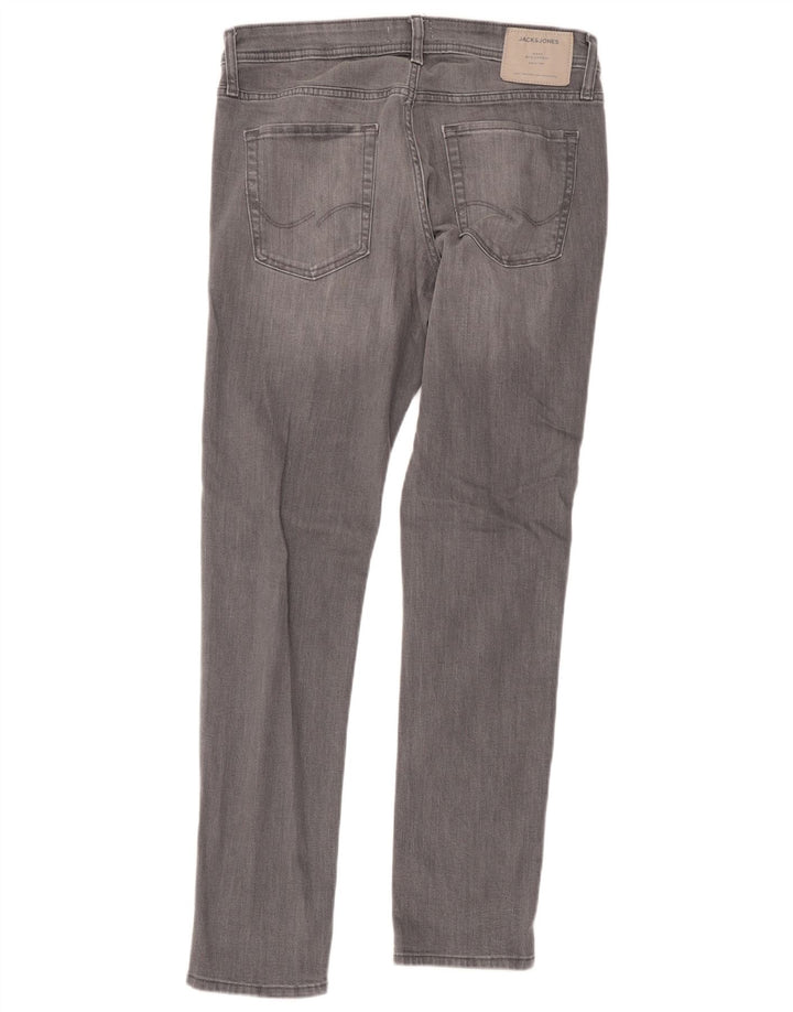 Blugi Jack & Jones GLENN Slim pentru bărbați W34 L33 bumbac gri