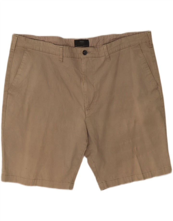 Marks & Spencer pantaloni scurți chino pentru bărbați W44 2XL bumbac kaki