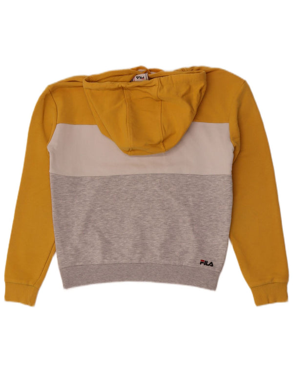Pulover cu capota cu grafic Fila pentru femei UK 6 XS Multicolor Colorblock