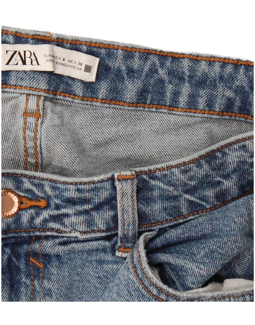 Blugi slim pentru femei ZARA EU 40 Medium W30 L27 Albastru