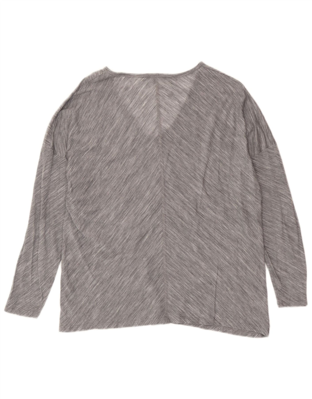 Top supradimensionat pentru femei Massimo Dutti cu mâneci 3/4 UK 10, mic, gri cu dungi