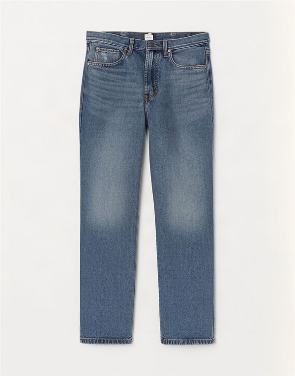 Blugi Wrangler pentru bărbați Evolution Straight W32 L34 Bumbac albastru