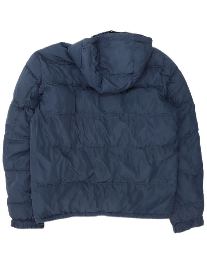 Jachetă căptușită cu glugă pentru bărbați Lee UK 44 XL bleumarin poliester