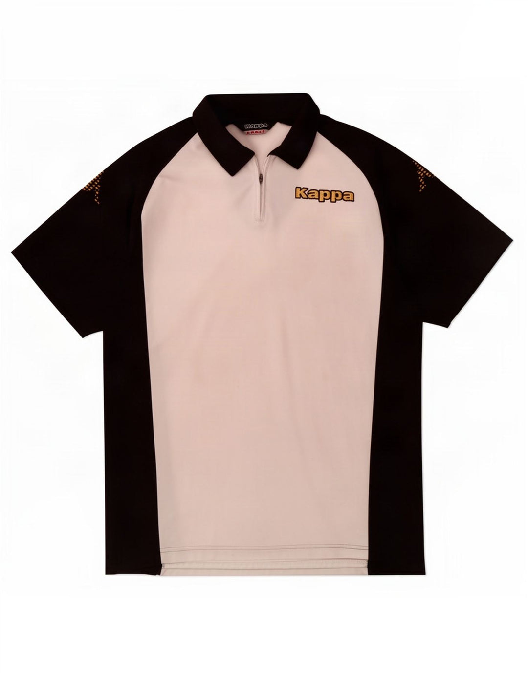 Cămașă polo pentru bărbați Kappa, mare, alb, poliester color bloc