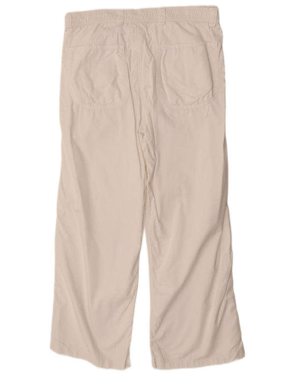 Miu Miu Pantaloni chino cu talie înaltă pentru femei IT 46 Large W32 L26 Alb