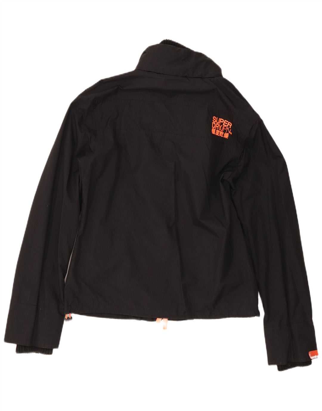 Jachetă de ploaie The Windcheater Superdry pentru femei UK 14, mare, negru, nailon