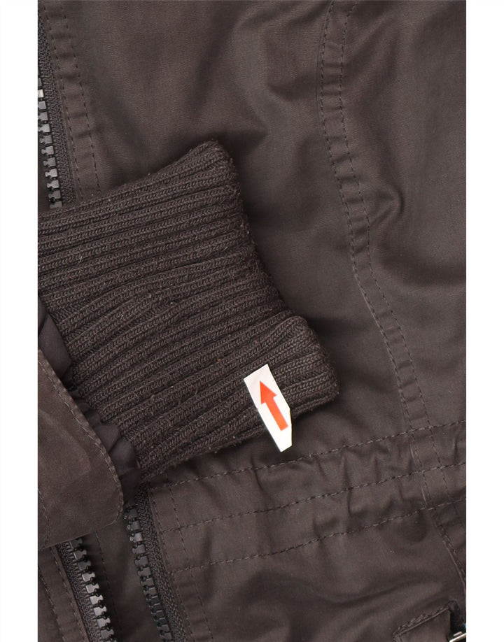 Jachetă de vânt cu glugă Superdry pentru bărbați The Windcheater UK 42 XL gri