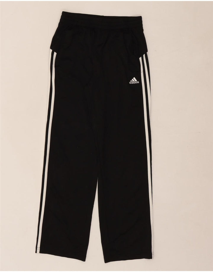 ADIDAS Boys Tracksuit Trousers 10-11 Years Medium  Black Polyester Vintage Adidas and Second-Hand Adidas from Messina Hembry 
