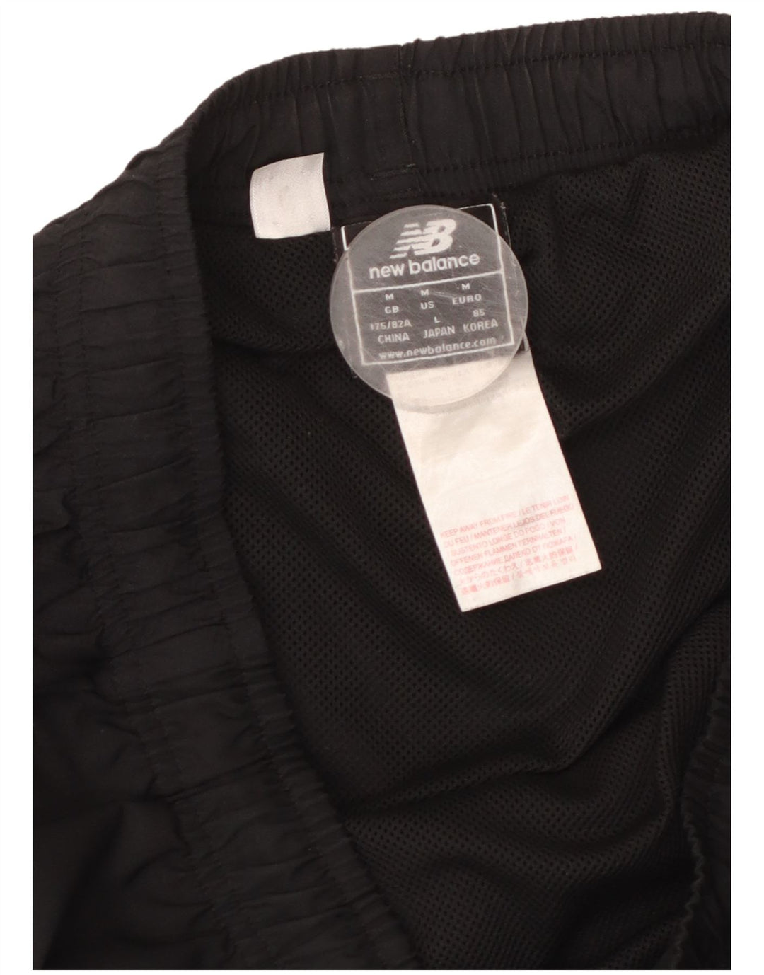 Pantaloni scurți sport Liverpool pentru bărbați NEW BALANCE Poliester mediu negru