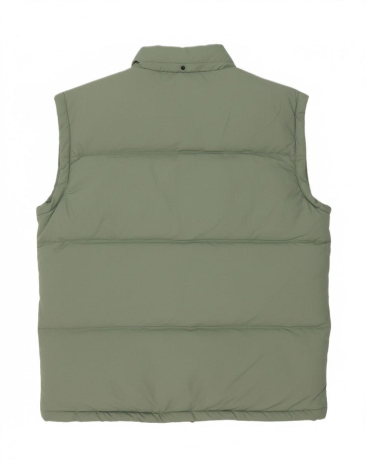 FILA Mens Padded Gilet 2XL Green Polyamide Vintage Fila and Second-Hand Fila from Messina Hembry 