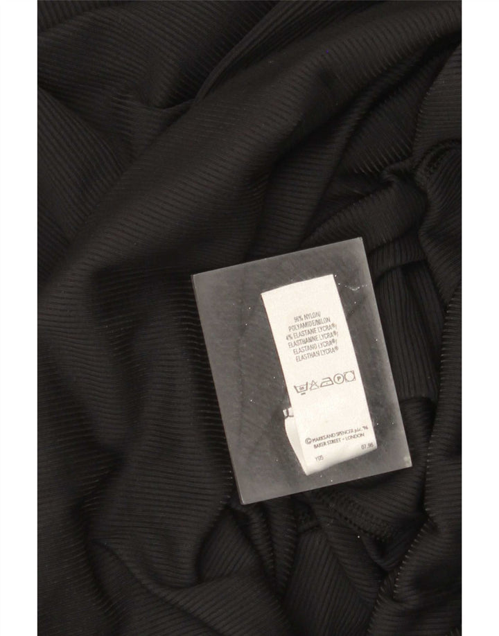Rochie Maxi pentru femei Marks & Spencer UK 10 Mic Nylon negru