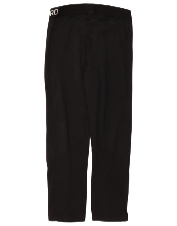 Nike Womens Graphic Tracksuit Trousers UK 12 Medium Black Polyester