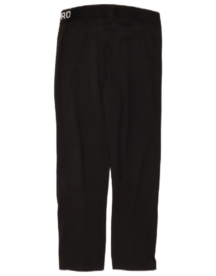 Nike Womens Graphic Tracksuit Trousers UK 12 Medium Black Polyester