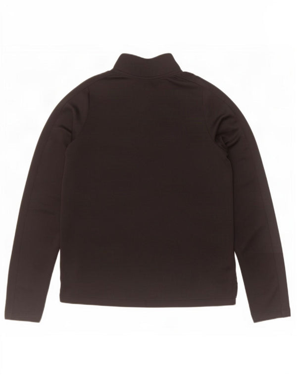 Nike Fete Dri Fit Zip Neck Pullover Trening Top 13-14 Ani XL Negru