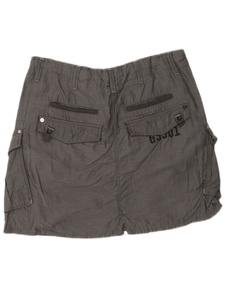 Fusta cargo pentru femei G-Star W28 bumbac gri mediu
