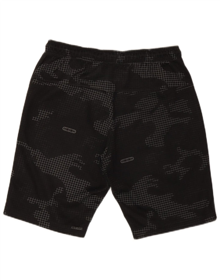 Pantaloni scurți sport Nike pentru bărbați, poliester camuflaj mediu negru