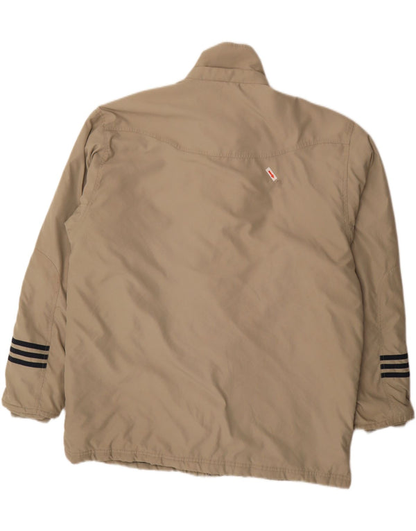 Jachetă de vânt pentru bărbați Adidas UK 42/44 mare, bej, poliester color bloc