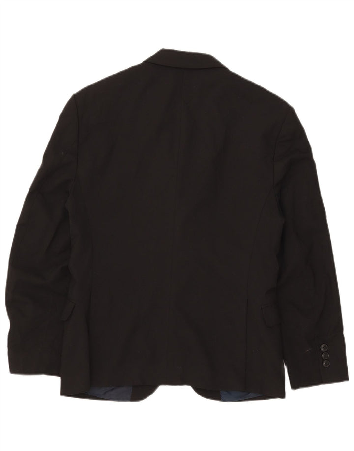 Blazer pentru bărbați Zara cu 2 nasturi EU 44 XS Poliester negru