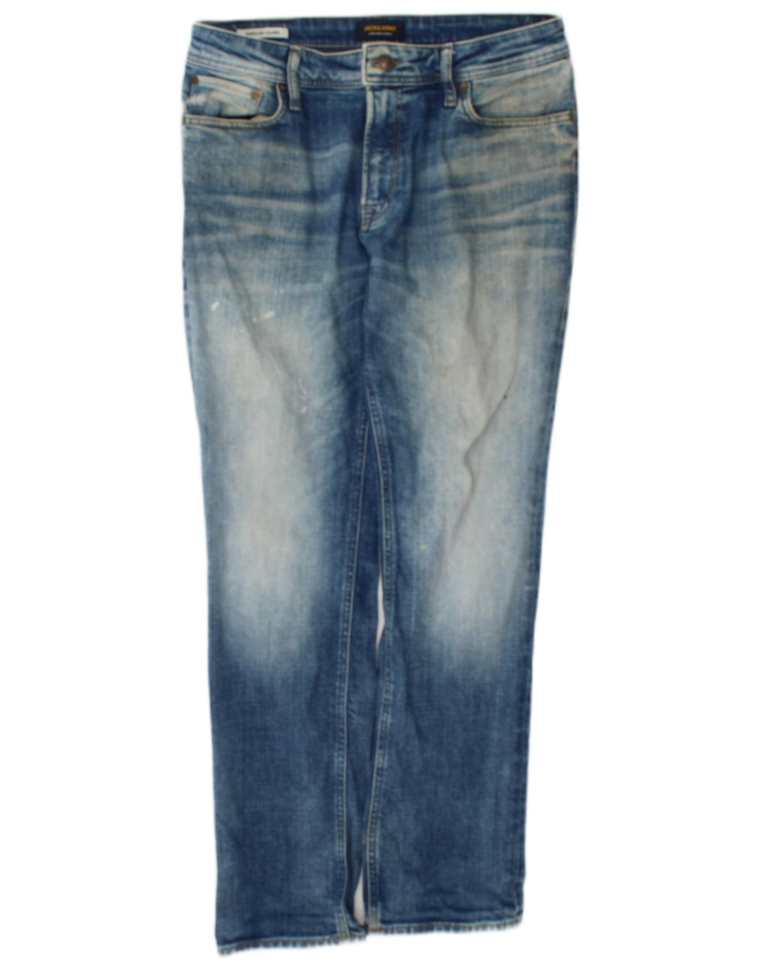 Blugi Jack & Jones GLENN Slim pentru bărbați W30 L30 bumbac albastru