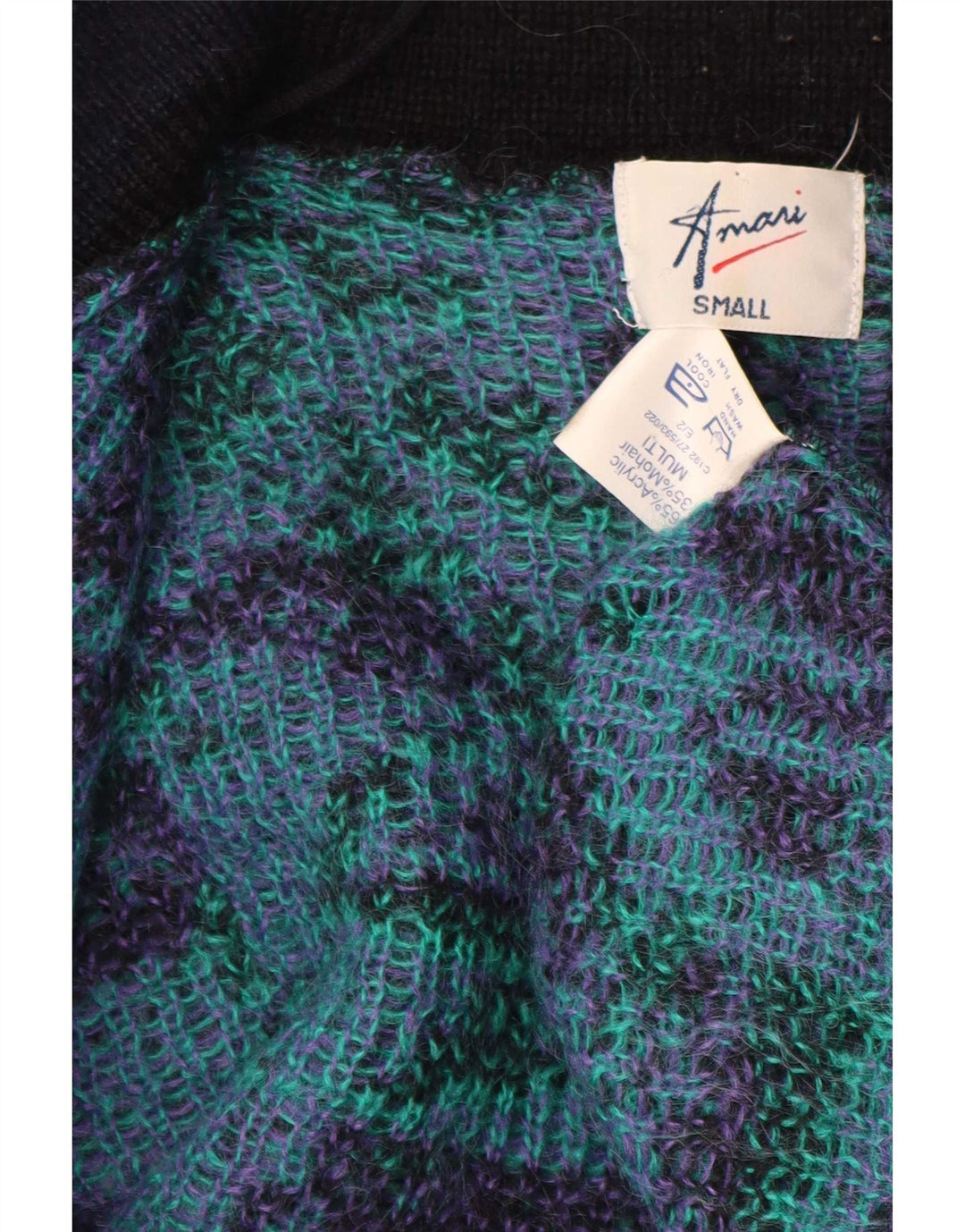 Amari Pulover cardigan cu paragate supradimensionat pentru femei UK 10 mic multicolor
