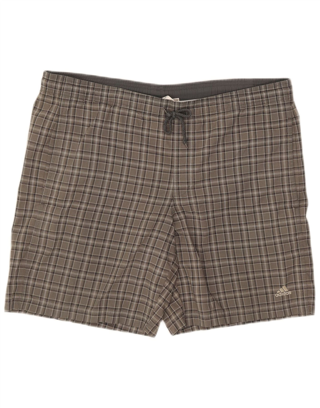 Pantaloni scurți de înot Adidas pentru bărbați, mari, gri din poliester