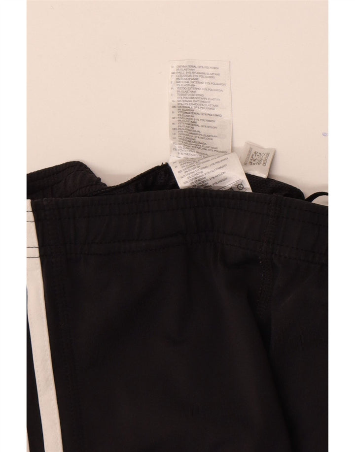 Pantaloni scurți sport Adidas pentru femei UK 12 Medium Black Nylon