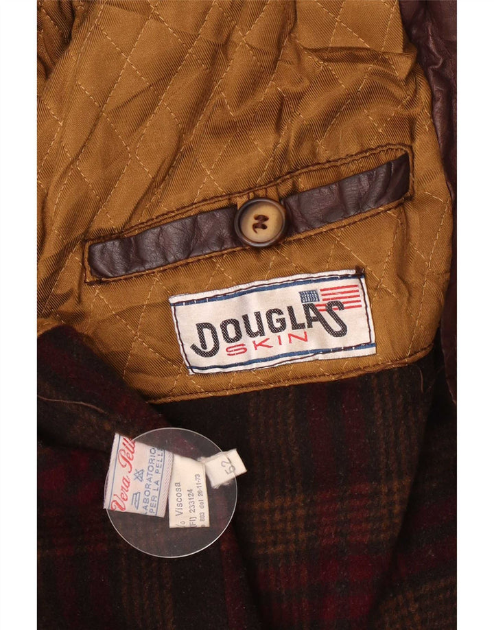 Geacă de piele Douglas pentru bărbați EU 52 XL Maro Clasic