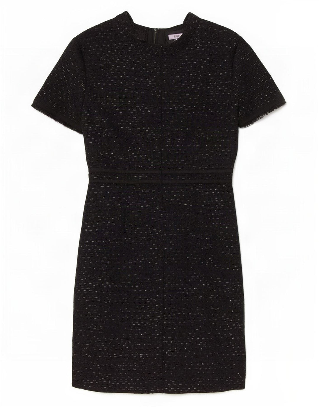 Rochie A-Line pentru femei Reiss UK 8 Poliester cu dungi negre mici