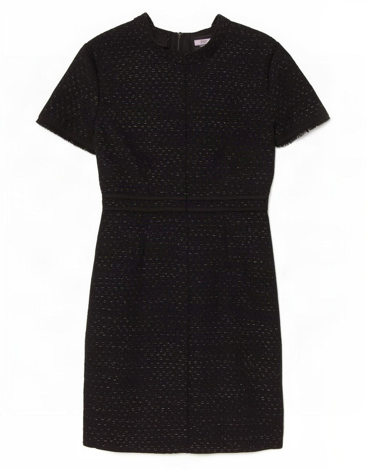 Rochie A-Line pentru femei Reiss UK 8 Poliester cu dungi negre mici