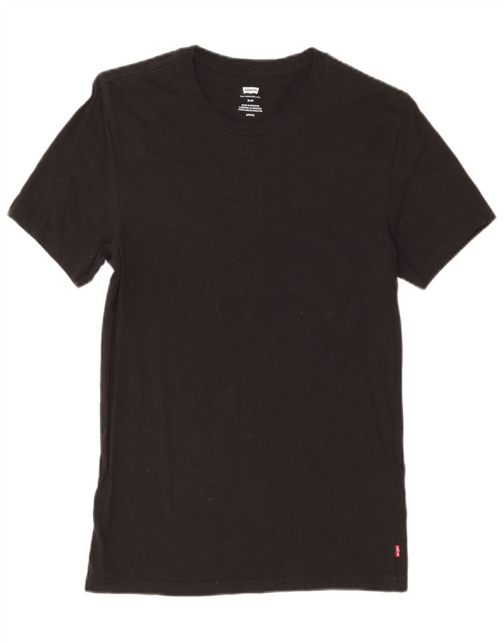 Tricou Levi's Slim Fit Top Bumbac Negru Mic