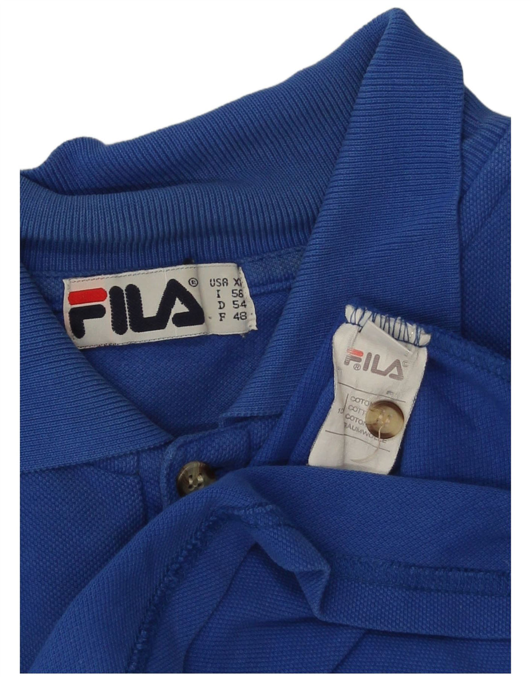 Tricou Polo Fila Barbati XL Bumbac Albastru