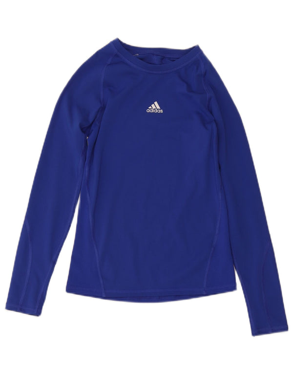 Adidas băieți Climacool Top cu mânecă lungă 11-12 ani poliester albastru