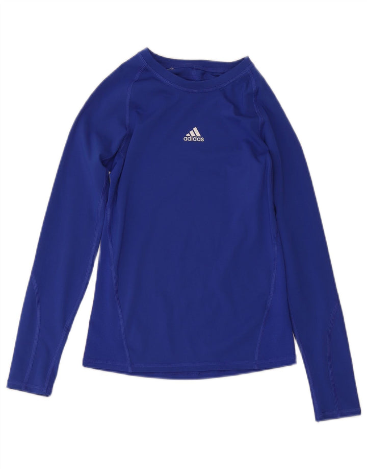 Adidas băieți Climacool Top cu mânecă lungă 11-12 ani poliester albastru