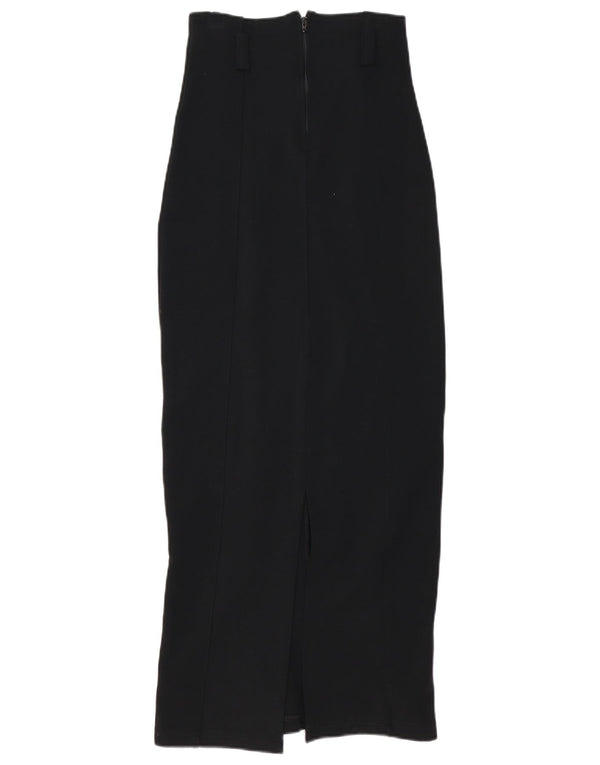 Le Complici Womens Maxi Skirt W26 Small Black