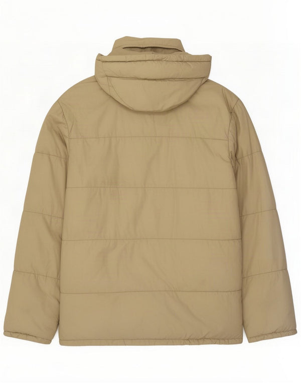 Alberto Aspesi Jachetă supradimensionată cu glugă pentru femei UK 8 Small Beige