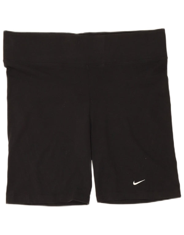 Pantaloni scurti sport Nike pentru femei UK 20 2XL, bumbac negru