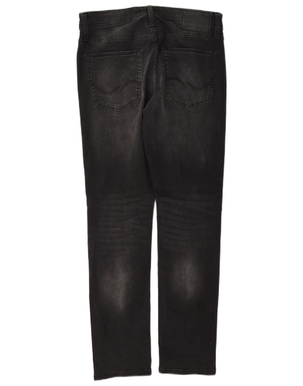 Blugi Jack & Jones GLENN Slim pentru bărbați W30 L32 bumbac negru