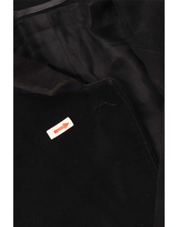 Palton Massimo Dutti Bărbați EU 48 Bumbac Negru Mediu