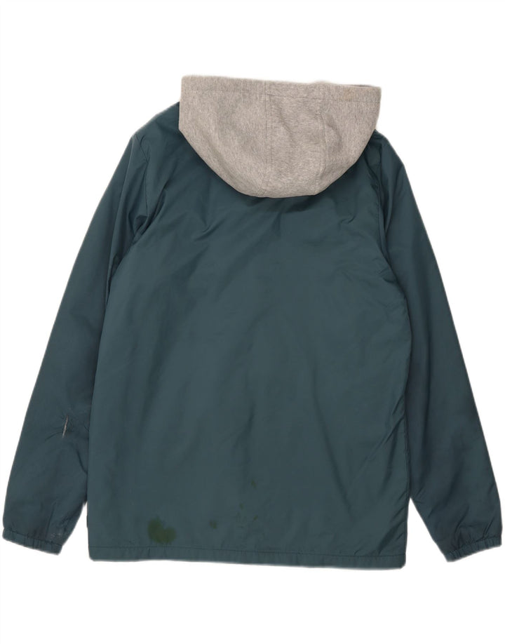 Jachetă de vânt pentru bărbați Vans cu glugă UK 36 Mic, albastru, nailon color bloc