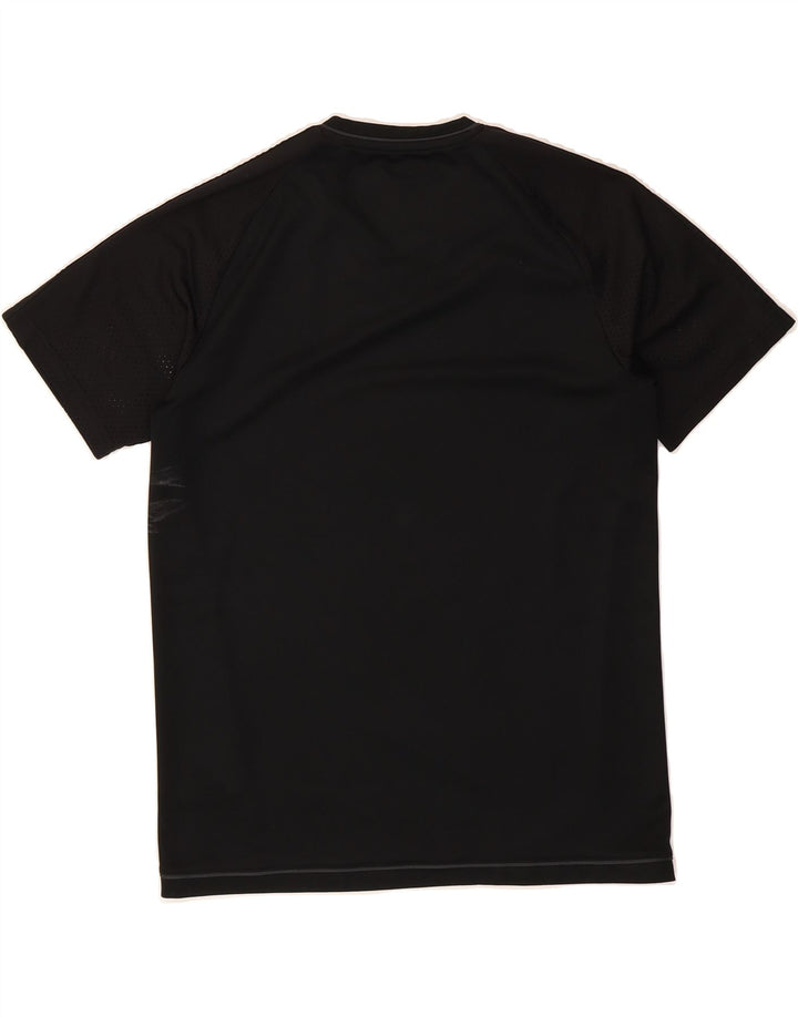ADIDAS Mens Climacool T-Shirt Top Medium Black Polyester Sports Vintage Adidas and Second-Hand Adidas from Messina Hembry 