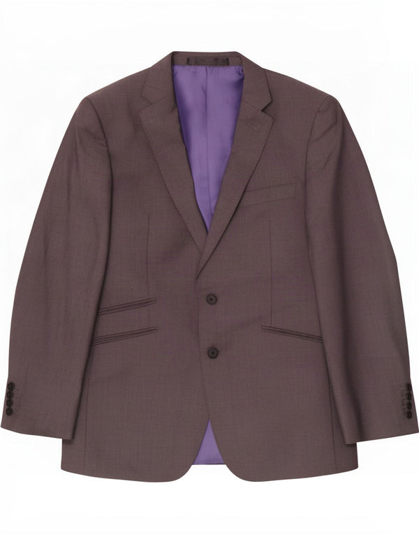 Jachetă pentru bărbați Marks & Spencer Tailored Fit Blazer UK 40 Medium Gri Lână