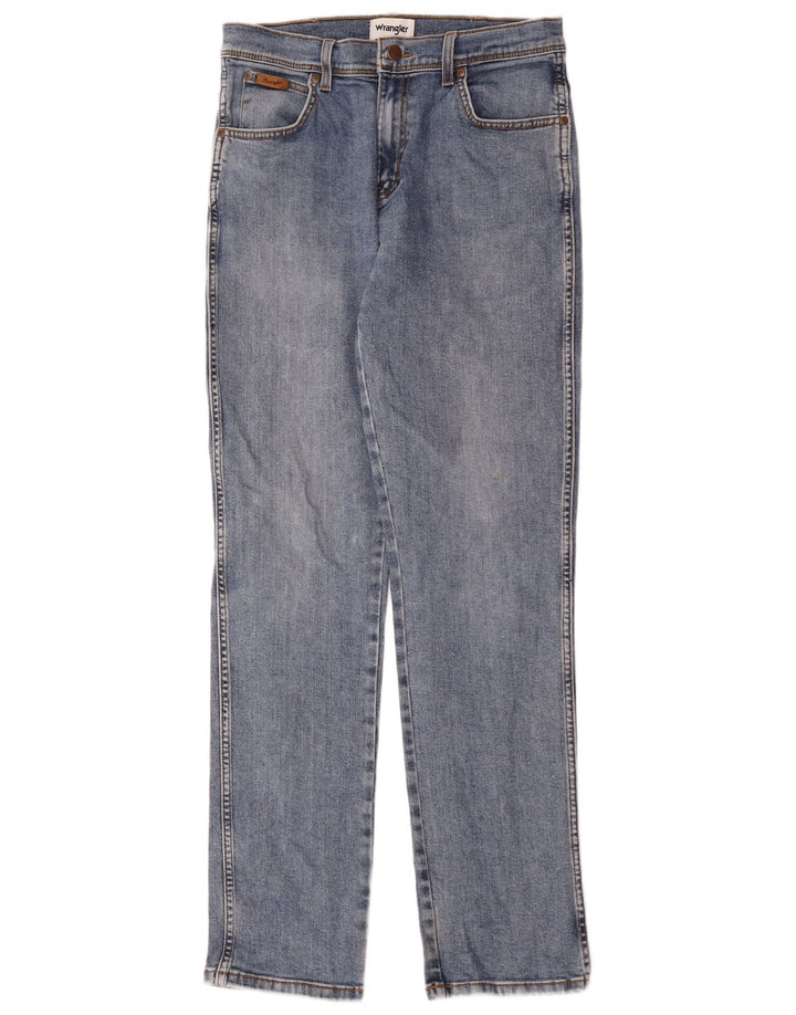Blugi drepte pentru bărbați Wrangler Texas W32 L34 Bumbac albastru