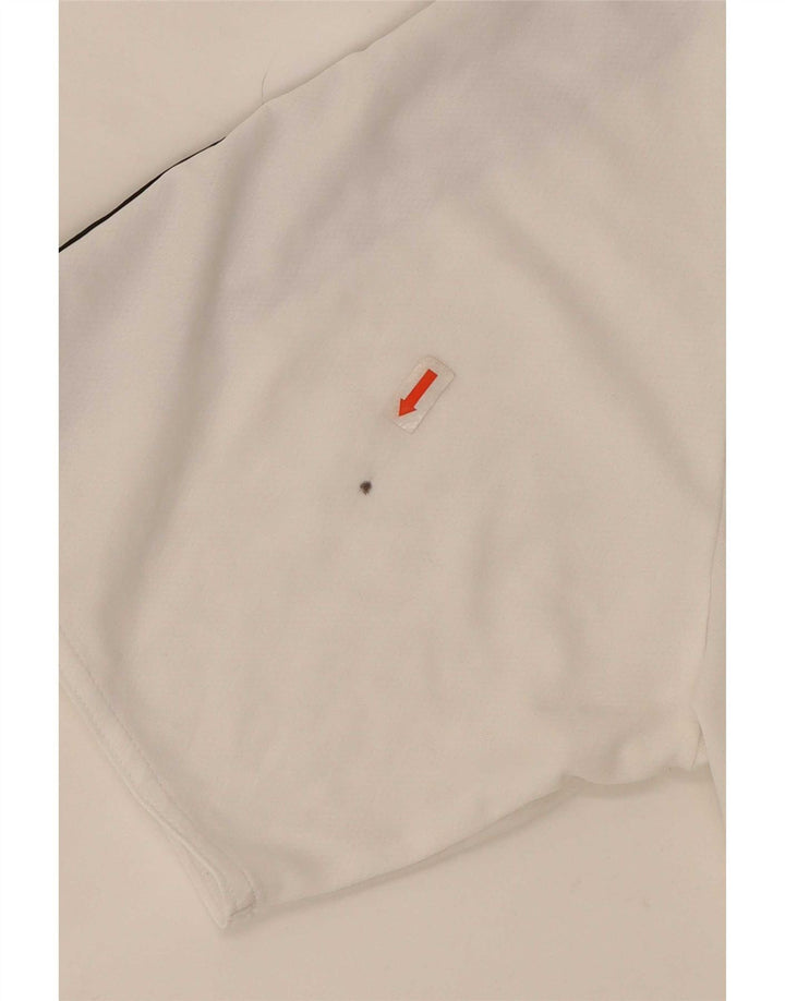 Tricou Adidas Climalite pentru bărbați Top XL, alb, poliester color bloc