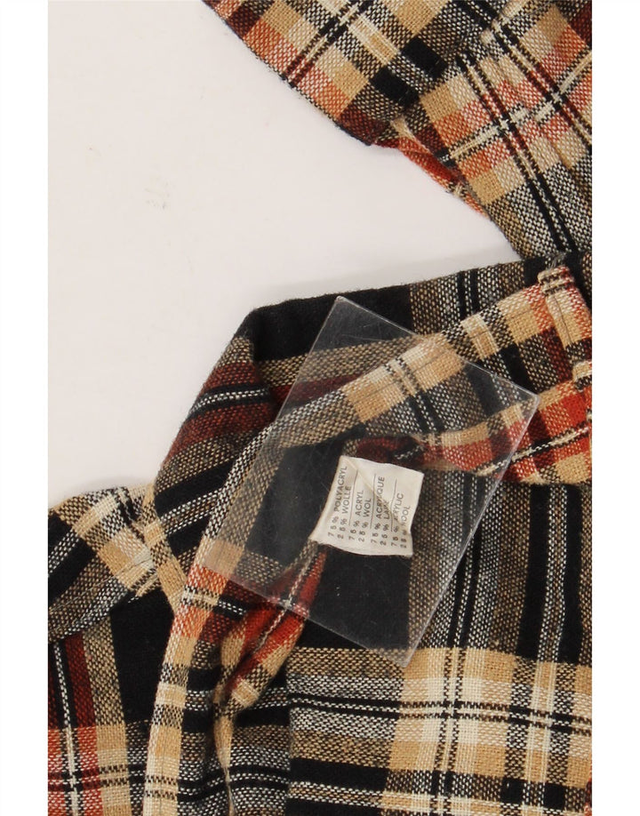 Cămașă Vintage pentru bărbați din flanel Mărimea 39 Mediu, multicolor, poliacrilic
