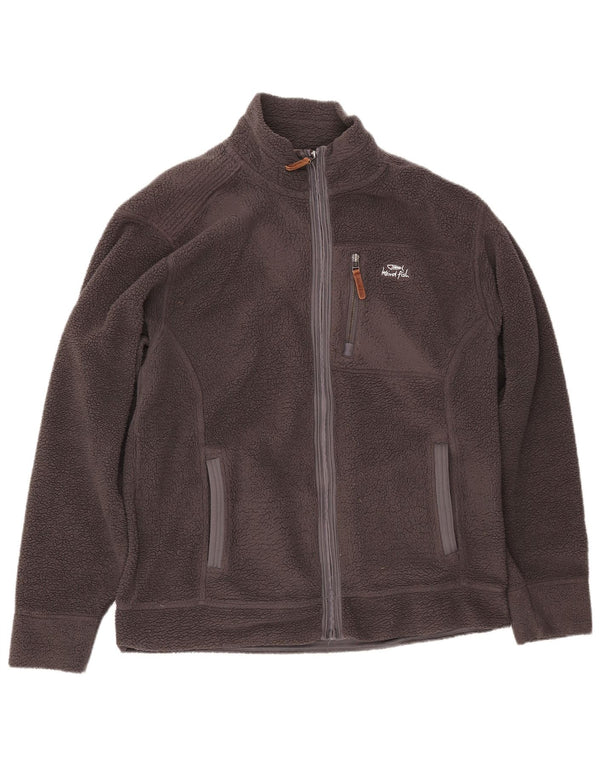 WEIRD FISH Jachetă pentru bărbați din lână UK 40, mare, gri, poliester